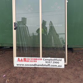 2100h x 1500w New Aluminium Sliding Door Unit