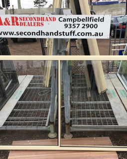 1200h x 2100w New Aluminium Sliding Windows