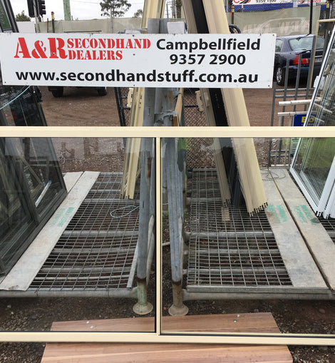 1200h x 2100w New Aluminium Sliding Windows