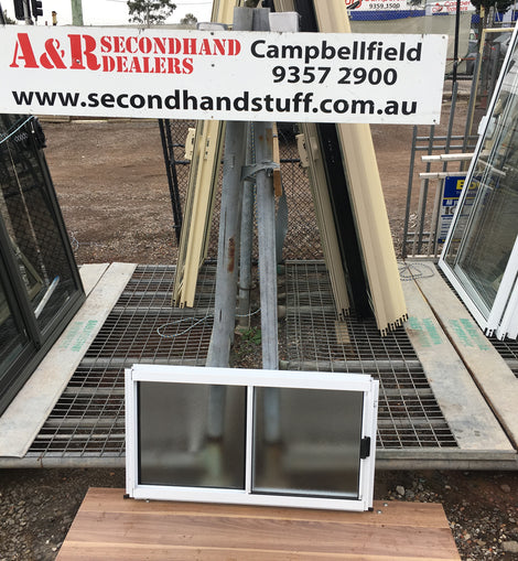 500h x 900w OBSCURE New Aluminium Sliding Windows