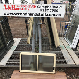 500h x 900w OBSCURE New Aluminium Sliding Windows